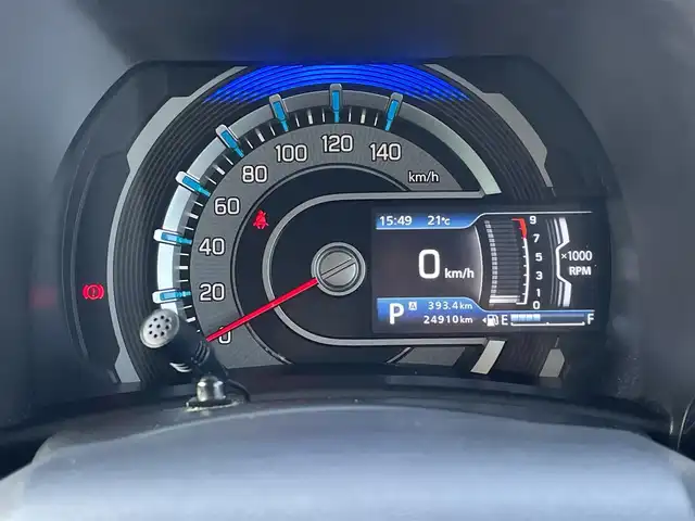 スズキ ハスラー Jスタイル 福岡県 2021(令3)年 2.5万km ブルーイッシュブラックパール デュアルカメラブレーキサポート/純正ナビ（ＣＮ－ＲＺ８６５）/フルセグTV/CD/DVD/BT/SD/AM/FM/全方位モニター/前席シートヒーター/ナビ連動型前後ドラレコ/ルーフレール/純正ＡＷ/ステアリングリモコン/ＬＥＤオートライト/ETC/スマートキー/プッシュスタート/スペアキー×１/純正フロアマット