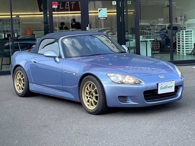 ホンダ Ｓ２０００ 鹿児島県 2003(平15)年 4.2万km ニュルブルクリンブルーメタリック 純正オーディオ/キセノンヘッドライド/キーレス/保証書、取説/記録簿