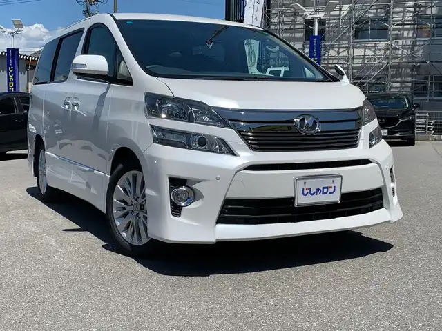 トヨタ ヴェルファイア 2．4Z 福井県 2014(平26)年 9.3万km ホワイトパールクリスタルシャイン (株)IDOMが運営する【じしゃロン福井店】の自社ローン専用車両になりますこちらは現金またはオートローンご利用時の価格です。自社ローンご希望の方は別途その旨お申付け下さい/アルパイン10インチナビ/フルセグTV/ETC/バックカメラ/両側パワースライドドア/コーナーセンサー/プッシュスタート