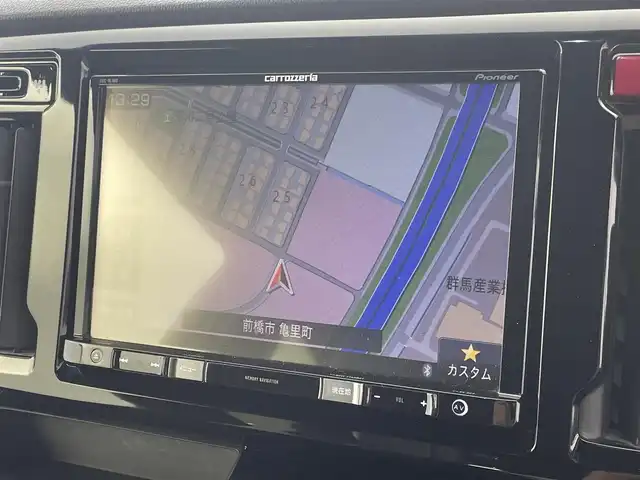 ホンダ Ｎ ＷＧＮ カスタム G ターボパッケージ 群馬県 2016(平28)年 7.3万km プレミアムベルベットパープル・パール ワンオーナー　社外８型ナビ　Ｂモニター　クルコン　パドルシフト　ビルトインＥＴＣ　オートライト　Ｈ．Ｉ．Ｄ　ＬＥＤフォグ　電格ミラー　プッシュスタート　スマートキー　スペアキー　純正アルミホイール