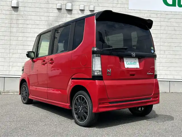 ホンダ Ｎ ＢＯＸ カスタム ターボ SSパッケージ 山形県 2014(平26)年 9.4万km ミラノレッド 4WDターボ/衝突被害軽減ブレーキ/純正ナビ/ワンセグTV/FM/AM/CD/DVD/Bluetooth/クルーズコントロール/パドルシフト/両側パワースライドドア/スマートキー/バックカメラ/ETC/純正マット/純正バイザー/プッシュスタート/AUTOライト/フォグランプ