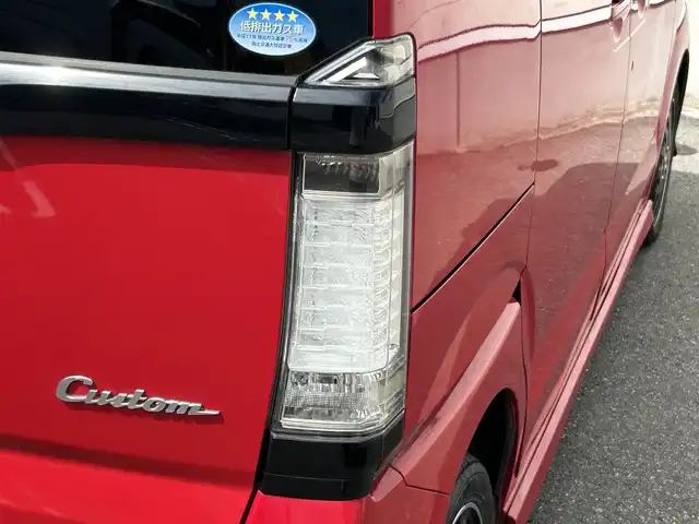 ホンダ Ｎ ＢＯＸ カスタム ターボ SSパッケージ 山形県 2014(平26)年 9.4万km ミラノレッド 4WDターボ/衝突被害軽減ブレーキ/純正ナビ/ワンセグTV/FM/AM/CD/DVD/Bluetooth/クルーズコントロール/パドルシフト/両側パワースライドドア/スマートキー/バックカメラ/ETC/純正マット/純正バイザー/プッシュスタート/AUTOライト/フォグランプ