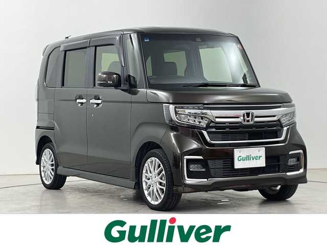 ホンダ Ｎ ＢＯＸ カスタム L ターボ 道央・札幌 2022(令4)年 2.7万km プレミアムグラマラスブロンズP ・４WD /Honda SENSING/・衝突軽減ブレーキ/誤発進抑制機能/・アダプティブクルーズコントロール/・車線維持支援システム/・純正ギャザーズナビ/・DVD.CD.SD.Bluetooth/・フルセグ/バックカメラ /・両側パワースライドドア /・LEDオートライト/オートハイビーム/・運転席＆助手席シートヒーター/・社外ドライブレコーダー/・純正エンジンスターター/・パドルシフト/・スマートキーx２