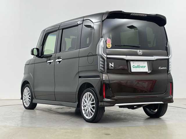 ホンダ Ｎ ＢＯＸ カスタム L ターボ 道央・札幌 2022(令4)年 2.7万km プレミアムグラマラスブロンズP ・４WD /Honda SENSING/・衝突軽減ブレーキ/誤発進抑制機能/・アダプティブクルーズコントロール/・車線維持支援システム/・純正ギャザーズナビ/・DVD.CD.SD.Bluetooth/・フルセグ/バックカメラ /・両側パワースライドドア /・LEDオートライト/オートハイビーム/・運転席＆助手席シートヒーター/・社外ドライブレコーダー/・純正エンジンスターター/・パドルシフト/・スマートキーx２
