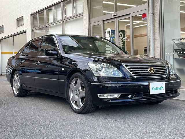 トヨタ セルシオ eR 高知県 2003(平15)年 16.9万km ブラック サンルーフ/シートヒーター/パワーシート/エアシート/レザーシート/ETC/ナビ/バックカメラ