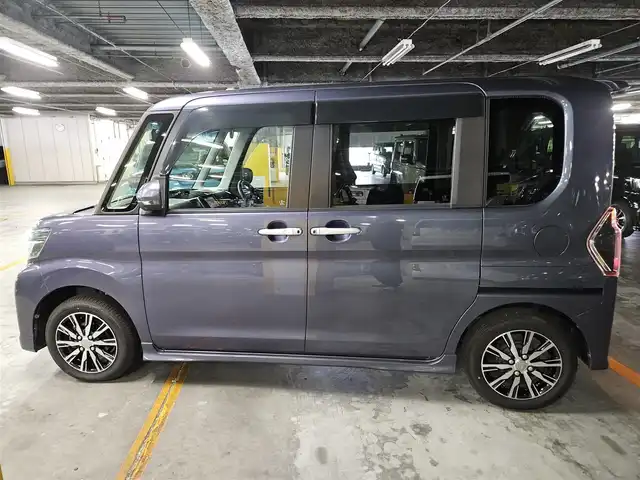 ダイハツ タント カスタムX トップED LTD SAⅢ 宮崎県 2018(平30)年 3.4万km メテオライトグレーイリュージョナルP ストラーダーナビ/フルセグTV/両側パワースライドドア/パノラマモニター用カメラ/ビルトインETC/ドライブレコーダー/スマートアシストIII/・衝突被害軽減ブレーキ/・車線逸脱警報/・誤発進抑制/・先行車発進お知らせ/・オートハイビーム/LEDヘッドランプ/ステアリングスイッチ/ハーフレザーシート/運転席シートヒーター/純正14インチアルミホイール/スマートキー/プッシュエンジンスタート/禁煙車