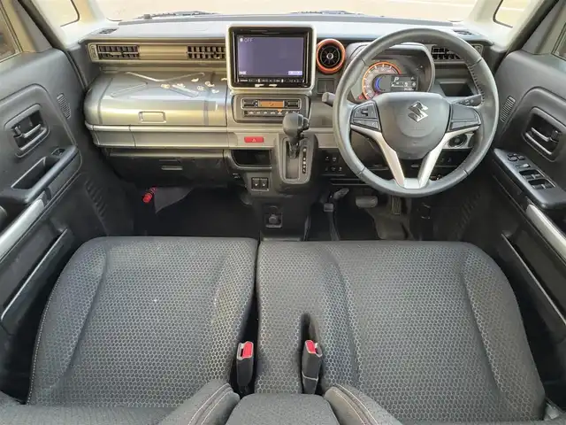 スズキ スペーシア ギア HYBRID XZ 大分県 2019(令1)年 3.5万km アクティブイエロー/ガンメタリック2トーン ・メモリーナビ(CD/DVD/BT/SD)/・バックカメラ/・フルセグテレビ/・衝突軽減ブレーキ/・両側パワースライドドア/・ETC/・ドラレコ/・シートヒーター/・オートハイビーム/・ステアリングリモコン/・スタートキー/・プッシュスタートボタン