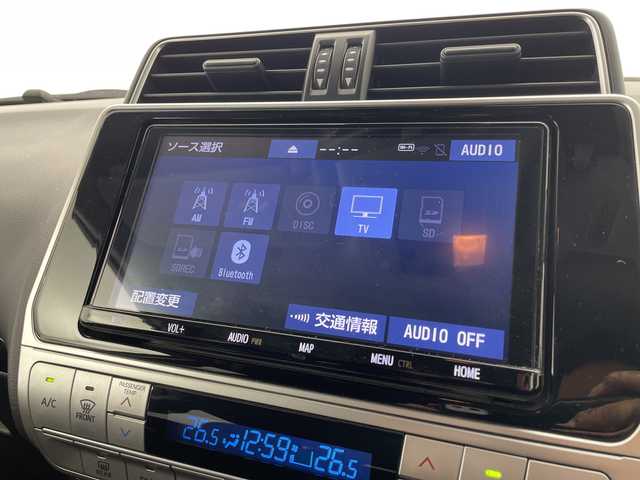 トヨタ ランドクルーザー プラド TX 群馬県 2023(令5)年 1.7万km ホワイトパールクリスタルシャイン 純正９インチナビ/・フルセグTV/AM/FM/Bluetooth/Miracast/Apple Carplay/AndroidAuto/純正９インチナビ　ブラックルーフレール　モデリスタエアロ　アダプティブクルーズコントロール　衝突被害軽減　横滑り防止　バックカメラ　レーンキープアシスト　ＥＴＣ　ダウンヒルアシストコントロール　禁煙車