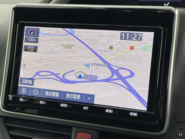 トヨタ ヴォクシー ZS 煌 愛知県 2018(平30)年 7万km ホワイトパールクリスタルシャイン ディーラー純正9型SDナビNSZT-Y68T/　CD DVD BT フルセグTV/バックカメラ/純正12.1型フリップダウンモニター（V12T-R68C）/両側パワースライドドア/プリクラッシュセーフティシステム/レーンキープアシスト/クルーズコントロール/前後クリアランスソナー/オートハイビーム/オートライト/LEDヘッドライト/フォグランプ/アイドリングストップ/レーンキープアシスト/横滑り防止装置/MTモード付AT/ビルトインETC/純正前方ドライブレコーダー/ロールサンシェード/ISOFIX/PWオールオート/電動格納ウィンカーミラー/ドアバイザー/純正フロアマット/革巻きステアリング/ステアリングスイッチ/プッシュスタート/スマートキー