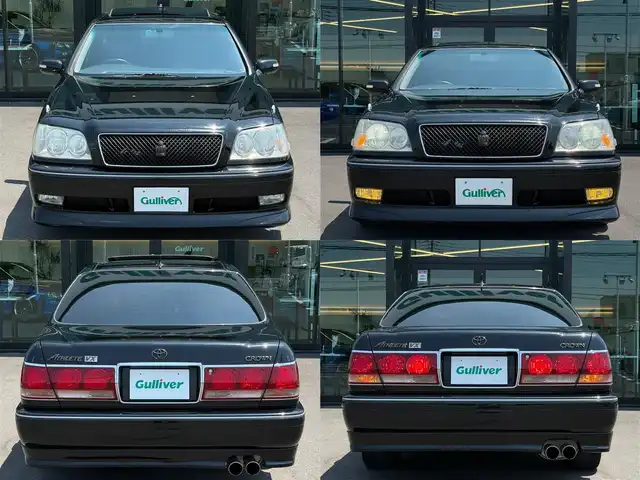 トヨタ クラウン アスリート VX 栃木県 2001(平13)年 5.3万km ブラック 300台限定車/YAMAHAチューン300馬力1JZ-GTE型エンジン/YAMAHA製前後パフォーマンスダンパー/VX専用タービン/VX専用デュアルマフラー/VX専用BBS LM18インチAW/VX専用3本スポークステアリング/VX専用フロントスポイラー/VX専用リアスポイラー/オプション電動ムーンルーフ/オプションブラックレザーシート /オプション後席パワーシート/寒冷地仕様車/（リアフォグランプ/吊り下げ式アクセルペダル）/ステアシフトマチック/ミラーヒーター/電動リアサンシェード/純正フェンダーマーカー/メーカーナビ/クラウン・スーパーライブサウンド/DVD再生機能/ETC/キーレスキー×2
