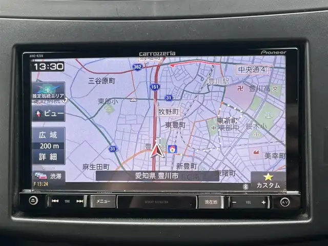 スズキ スイフト スポーツ 愛知県 2013(平25)年 4.9万km ブーストブルーパールメタリック 社外メモリナビ/フルセグテレビ/バックカメラ/アイドリングストップ/ウィンカーミラー/ドアバイザー/プッシュスタート/ETC/クルーズコントロール/Bluetooth/レザーステアリング/AUTOライト/フォグライト/ドラレコ