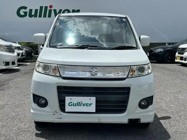 スズキ ワゴンＲ スティングレー X 福島県 2010(平22)年 7.5万km パールホワイト ４WD/D席シートヒーター/CD/AM・FM/フォグランプ/純正フロアマット/ドアバイザー/プッシュスタート/スマートキー/パワーウィンドウ/取説あり