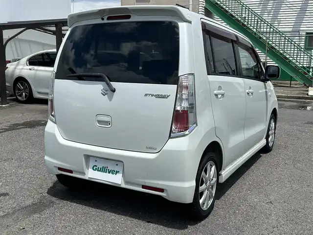 スズキ ワゴンＲ スティングレー X 福島県 2010(平22)年 7.5万km パールホワイト ４WD/D席シートヒーター/CD/AM・FM/フォグランプ/純正フロアマット/ドアバイザー/プッシュスタート/スマートキー/パワーウィンドウ/取説あり