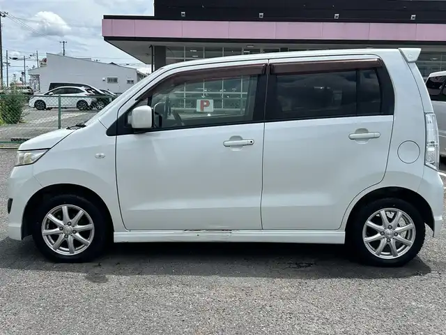 スズキ ワゴンＲ スティングレー X 福島県 2010(平22)年 7.5万km パールホワイト ４WD/D席シートヒーター/CD/AM・FM/フォグランプ/純正フロアマット/ドアバイザー/プッシュスタート/スマートキー/パワーウィンドウ/取説あり