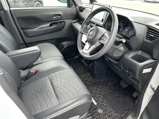日産 ルークス HWS Gターボ プロパイロットED 島根県 2022(令4)年 4.8万km ホワイトパール 登録時走行距離47797km/純正ディスプレイオーディオ（Andoroid Auto/Apple CarPlay/Bluetooth Audio/FM/AM）/全周囲カメラ/バックカメラ/フロントカメラ/サイドカメラ/アイドリングストップ/レーダークルーズコントロール/両側パワースライドドア/コーナーセンサー/純正AW/LEDオートライト/ウィンカーミラー/ドアバイザー/プッシュスタート/スマートキー/ETC