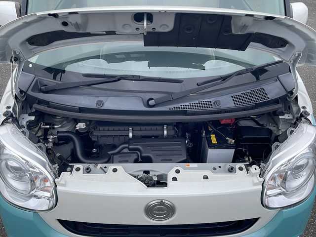 ダイハツ ムーヴ キャンバス G メイクアップ SA Ⅲ 岩手県 2018(平30)年 7.7万km パールホワイトⅢ/ファインミントメタリック 2トーン 4WD/ワンオーナー/純正ナビ(CD/DVD/ラジオ/USB/SD/Bluetooth)/フルセグテレビ/バックカメラ/両側パワースライドドア/衝突回避支援ブレーキ機能/車線逸脱警報機能/誤発進抑制機能/オートハイビーム/アイドリングストップ/横滑り防止機能/スマートキー(×2)/プッシュスタート/ステアリングスイッチ/前方ドライブレコーダー/純正フロアマット/LEDヘッドライト/フォグランプ/電動格納ミラー/ドアバイザー/取説＆保証書