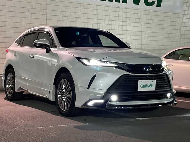 トヨタ ハリアー Z レザーパッケージ 静岡県 2023(令5)年 3.2万km プラチナホワイトパールマイカ /ワンオーナー//JBLナビ/地デジTV//Bluetooth//全周囲カメラ/バックカメラ//調光パノラマルーフ//モデリスタエアロ//レザーシート//シートヒーター/ベンチレーション//ステアリングヒーター//2.0ETC//オートハイビーム//純正19インチAW//デジタルインナーミラー//保証書//取説