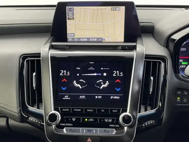 トヨタ クラウン ハイブリッド RS アドバンス Four 福井県 2019(平31)年 5.6万km プレシャスブラックパール ４WD/純正ナビゲーション/【AM/FM/CD/DVD/Bluetooth/フルセグTV】/【USB/AUX】/全方位カメラ/ETC/クルーズコントロール（追従有）/車線逸脱警報機能/衝突軽減ブレーキ/プッシュスタート/スマートキー/スペアキー/オートライト/LEDヘッドライド/取扱説明書/新車時保証書