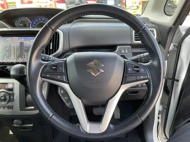スズキ ソリオ HV MZ 長野県 2019(平31)年 6万km ピュアホワイトP AM/FM/Bluetooth/ワンオーナー/ドアバイザー/プッシュスタート/アイドリングストップ/クルーズコントロール/両側パワースライドドア/ETC/ハイブリッド/純正フロアマット/フォグランプ