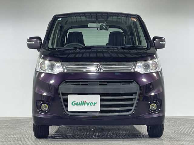 スズキ ワゴンＲ スティングレー X 神奈川県 2014(平26)年 5万km ミステリアスバイオレットパール 社外ナビゲーション【NX513】/ワンセグ　CD DVD　Bluetooth　USB　iPod　AM FM/革巻きステアリング/アイドリングストップ/社外前後ドライブレコーダー/プッシュスタート/スマートキー/社外14インチアルミホイール/純正リアスポイラー/HIDヘッドランプ/フロントフォグランプ/オートライト/電格ウインカーミラー/スペアキー
