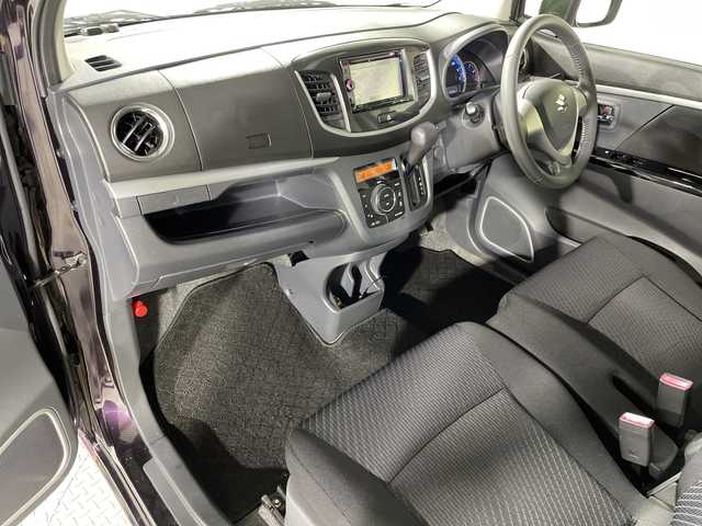 スズキ ワゴンＲ スティングレー X 神奈川県 2014(平26)年 5万km ミステリアスバイオレットパール 社外ナビゲーション【NX513】/ワンセグ　CD DVD　Bluetooth　USB　iPod　AM FM/革巻きステアリング/アイドリングストップ/社外前後ドライブレコーダー/プッシュスタート/スマートキー/社外14インチアルミホイール/純正リアスポイラー/HIDヘッドランプ/フロントフォグランプ/オートライト/電格ウインカーミラー/スペアキー