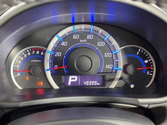 スズキ ワゴンＲ スティングレー X 神奈川県 2014(平26)年 5万km ミステリアスバイオレットパール 社外ナビゲーション【NX513】/ワンセグ　CD DVD　Bluetooth　USB　iPod　AM FM/革巻きステアリング/アイドリングストップ/社外前後ドライブレコーダー/プッシュスタート/スマートキー/社外14インチアルミホイール/純正リアスポイラー/HIDヘッドランプ/フロントフォグランプ/オートライト/電格ウインカーミラー/スペアキー