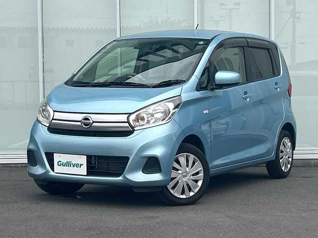 日産 デイズ J 神奈川県 2016(平28)年 4.5万km アイスブルー 純正ナビ（MJ1160-W)/ワンセグ/Bluetooth/CD/USB/バックカメラ /ETC/ドライブレコーダー　/ハロゲンヘッドライト　/リモコンキー　/スペアキー　/純正フロアマット　/ドアバイザー　/電格ミラー　/ABS　/横滑り防止装置　/衝突被害軽減システム　/保証書/取扱説明書