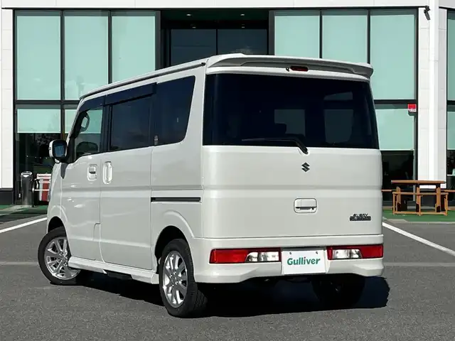 スズキ エブリィ ワゴン PZターボ スペシャル 奈良県 2019(平31)年 4.5万km パールホワイト Panasonicナビ（CN-RE05WD）/（フルセグ/BT/CD/DVD）/バックカメラ/衝突軽減システム/横滑り防止/両側パワースライドドア/オートステップ/オートライト/電動格納ミラー/ステアリングスイッチ/純正14インチAW/保証書/取り扱い説明書/スペアキーX1