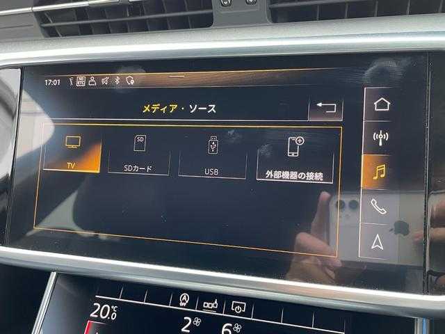 アウディ Ａ６ アバント45TFSIクワトロ スポーツ 埼玉県 2020(令2)年 7.8万km ミトスブラックメタリック サンルーフ/純正ナビ　/黒革シート/バーチャルコックピット/全周囲カメラ/ACC/シートヒーター/パワーシート/フルセグテレビ/Bluetooth接続/コーナーセンサー/ETC/ドラレコ
