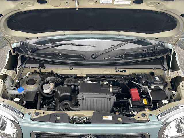 スズキ ハスラー HYBRID G 岩手県 2024(令6)年 1.1万km オフブルーM 社外ディスプレイオーディオ/AM/FM/CD/DVD/Bluetooth/レーダークルーズコントロール/衝突被害軽減ブレーキ/レーンキープアシスト/横滑り防止装置/アイドリングストップ/シートヒーター/オートライト/HIDヘッドライト/スマートキー/プッシュスタート/電動格納ミラー/純正15インチAW/純正フロアマット/純正ドアバイザー/保証書/取扱説明書