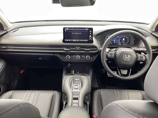 ホンダ ＺＲ－Ｖ ハイブリッド e:HEV Z 千葉県 2024(令6)年 0.6万km クリスタルブラックパール 禁煙車/本革シート/前席シートヒーター/前席パワーシート/純正インターナビ・フルセグTV/マルチビューカメラ/BOSEサラウンドシステム/ハンズフリーパワーバックドア/ホンダセンシング/衝突軽減ブレーキ/後方誤発進抑制機能/歩行者事故低減ステアリング/渋滞追従機能付アダプティブクルーズコントロール/車線維持支援システム/先行車発進お知らせ機能/標識認識機能/ブラインドスポットインフォメーション/後退出庫サポート/誤発進抑制機能/近距離衝突軽減ブレーキ/路外逸脱抑制機能/トラフィックジャムアシスト/パーキングセンサーシステム/純正１８インチアルミホイール/ワイヤレス充電器/パドルシフト/ステアヒーター/LEDヘッドライト/プッシュスタート/スマートキー/ビルトインETC2.0/新車時保証書/取扱説明書