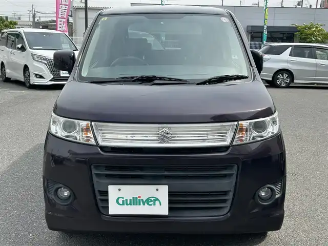 スズキ ワゴンＲ スティングレー X 奈良県 2010(平22)年 1.8万km ミステリアスバイオレットパール ワンオーナー/社外ナビ【】（ＣＤ／ＤＶＤ／フルセグＴＶ／ＢＴ／ＵＳＢ／ＳＤ）/プッシュスタート/フォグ/純正フロアマット/ドアバイザー/ダブルエアバック/スペアキーｘ１/保証書・取説