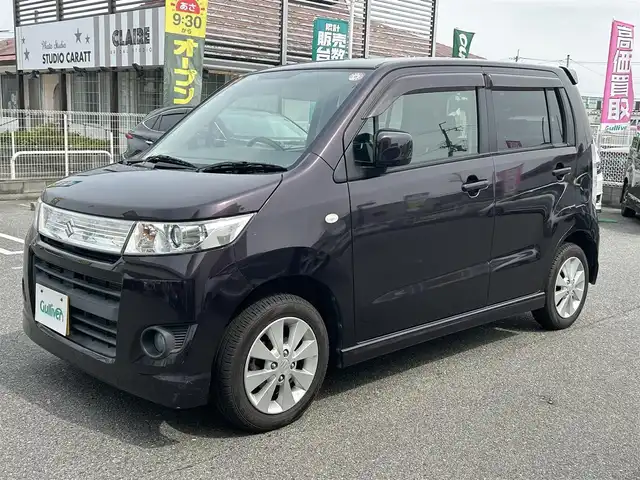 スズキ ワゴンＲ スティングレー X 奈良県 2010(平22)年 1.8万km ミステリアスバイオレットパール ワンオーナー/社外ナビ【】（ＣＤ／ＤＶＤ／フルセグＴＶ／ＢＴ／ＵＳＢ／ＳＤ）/プッシュスタート/フォグ/純正フロアマット/ドアバイザー/ダブルエアバック/スペアキーｘ１/保証書・取説