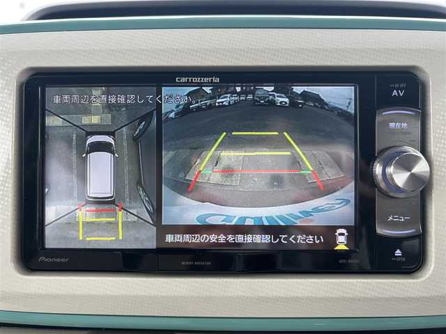 ダイハツ ムーヴ キャンバス G メイクアップ リミテッド　SAⅢ 熊本県 2019(平31)年 6.1万km パールホワイトⅢ/ファインミントメタリック 2トーン 社外メモリナビ/・AM/FM/CD/DVD/SD/iPod/・Bluetooth/・フルセグTV/スマートアシストIII/・衝突警報機能/・衝突回避支援ブレーキ機能/・車線逸脱警報機能/・誤発信抑制機能（前後）/・先行車発進お知らせ機能/・オートハイビーム/ETC/前方ドライブレコーダー/両側パワースライドドア/プッシュスタート/ステアリングスイッチ/ハンズフリーマイク/ドアバイザー/電動格納ミラー/ウィンドウロック/アイドリングストップ