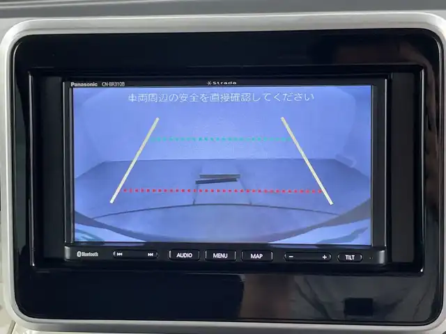 スズキ スペーシア HYBRID X 愛知県 2021(令3)年 5万km ブルーイッシュブラックパール3 禁煙車/7インチナビ（AM/FM/Bluetooth/CD/DVD）/バックカメラ/デュアルカメラブレーキサポート/衝突軽減ブレーキ/レーンキープアシスト/両側パワースライドドア/シートヒーター/スマートキー/プッシュスタート/電動格納ミラー/オートライト/アイドリングストップ/純正フロアマット