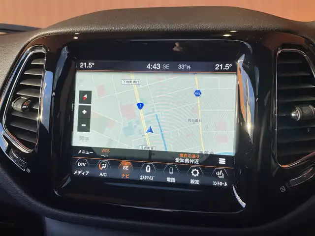 クライスラー・ジープ ジープ コンパス リミテッド 愛知県 2020(令2)年 4.4万km ブリリアントブラッククリスタル パノラミックサンルーフ/黒革シート/ナビ /TV/Bluetooth/バックカメラ/シートヒーター/パワーシート/ACC/LKA/BSM/HIDヘッドライト/スマートキー/プッシュスタート/パワーバックドア/ETC/オートハイビーム/ドラレコ