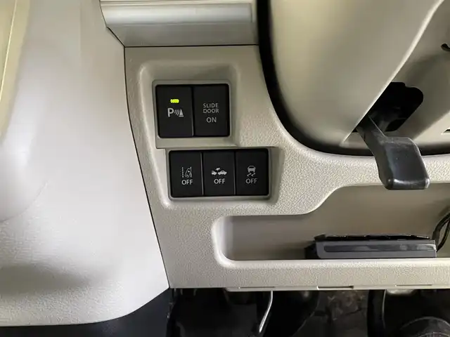 スズキ スペーシア HYBRID X 岩手県 2018(平30)年 11.3万km オフブルーメタリック/ホワイト2トーン ４WD/２トーンフールパッケージ/アップグレードパッケージ/ルーフレール/両側パワースライドドア/スリムサーキュレーター/両側パワースライドドア/デュアルセンサーブレーキサポート/車線逸脱警報/誤発進抑制機能/リヤパーキングセンサー/ハイビームアシスト/横滑り防止装置/アイドリングストップ/ロールサンシェード/前席シートヒーター/社外ナビ/フルセグTV/ETC/LEDヘッドライト/純正１４インチアルミホイール