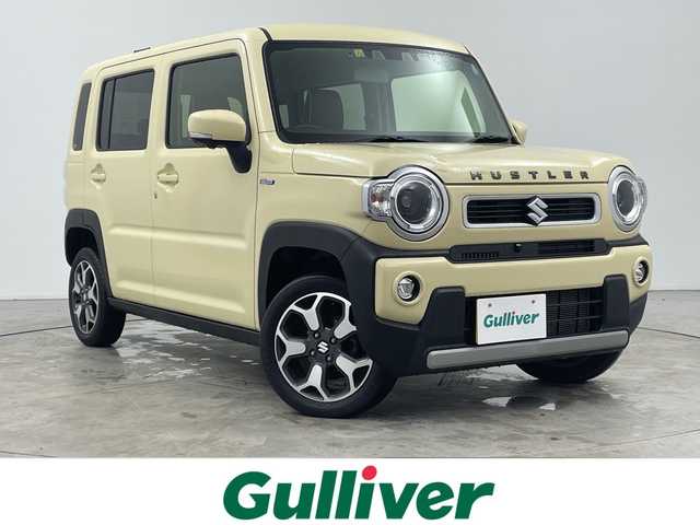 スズキ ハスラー HYBRID X 三重県 2022(令4)年 3.9万km シフォンアイボリーM /純正９型ナビ（フルセグ／ＣＤ／ＤＶＤ／ＢＴ／Ｃａｒｐｌａｙ／　//全周囲カメラ//USB充電//ステアリングリモコン//ビルトインETC //シートヒーター //レーダーブレーキ //レーダークルコン //シートカバー //パーキングアシスト //LEDヘッドライト//フォグライト//スマートキー//スペアーキー//保証書//取説