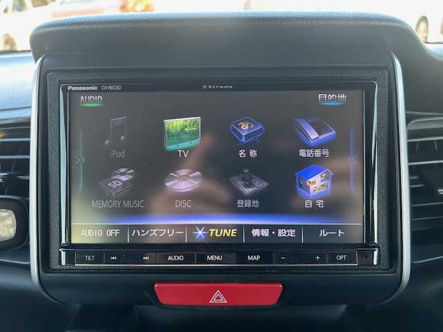 ホンダ Ｎ ＢＯＸ G SSパッケージ 静岡県 2017(平29)年 5.9万km プレミアムディープモカパール ●社外ナビ/（フルセグTV/CD/DVD/Bluetooth）/（CN-RE03D）/●運転席＆助手席シートヒーター/●オートライト/●ステアリングスイッチ/●電動格納ウインカーミラー/●ETC/●両側パワースライドドア/●純正フロアマット/●ドアバイザー/●前後ドライブレコーダー/●スマートキー/●プッシュスタート/●ダブル＋サイドSRS＋ABS