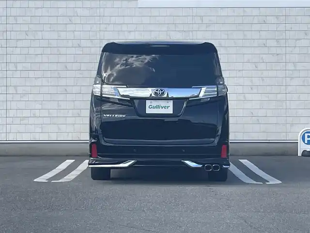 トヨタ ヴェルファイア Z Gエディション 福岡県 2017(平29)年 6.5万km ブラック 純正10型SDナビ(フルセグTV/CD/DVD/BT/HDMI)/モデリスタエアロ(F.S.R)/バックカメラ/後席フリップダウンモニター/プリクラッシュセーフティー/コーナーセンサー/電動リアゲート/両側パワスラ/レーダークルコン/ハンドルヒーター/ドラレコ/ETC/オートホールド/100V/USBポート/純正LEDヘッドライト/純正フロアマット/純正18インチアルミホイール/プッシュスタート/スマートキー