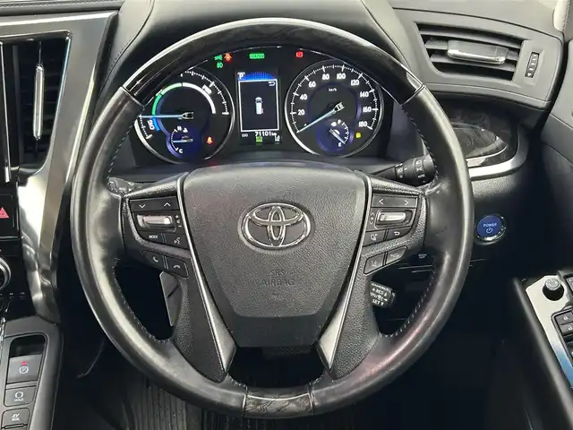 トヨタ ヴェルファイア ハイブリット ZR 熊本県 2021(令3)年 7.2万km ホワイトパールクリスタルシャイン ワンオーナー/純正ナビ（走行中視聴可能）/CD/DVDデッキ/純正フリップダウンモニター/ビルトインETC/レザーシート/前席シートヒーター/シートベンチレーション/パワーバックドア/社外前後ドライブレコーダー/トヨタセーフティセンス/・プリクラッシュセーフティ/・レーントレーシングアシスト/・レーダークルーズコントロール/・オートマチックハイビーム/・ロードサインアシスト/・パーキングサポートブレーキ/純正１７インチアルミホイール/保証書/取扱説明書