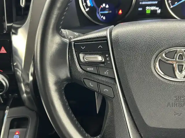 トヨタ ヴェルファイア ハイブリット ZR 熊本県 2021(令3)年 7.2万km ホワイトパールクリスタルシャイン ワンオーナー/純正ナビ（走行中視聴可能）/CD/DVDデッキ/純正フリップダウンモニター/ビルトインETC/レザーシート/前席シートヒーター/シートベンチレーション/パワーバックドア/社外前後ドライブレコーダー/トヨタセーフティセンス/・プリクラッシュセーフティ/・レーントレーシングアシスト/・レーダークルーズコントロール/・オートマチックハイビーム/・ロードサインアシスト/・パーキングサポートブレーキ/純正１７インチアルミホイール/保証書/取扱説明書