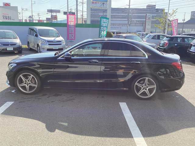 メルセデス・ベンツ Ｃ２２０ｄ ローレウスエディション 岡山県 2018(平30)年 9.1万km 黒 純正HDDナビ/フルセグ/Bカメラ/Bluetooth/ETC/D/N席パワーシート/D/N席シートヒーター/レザーシート/LEDヘッドライト