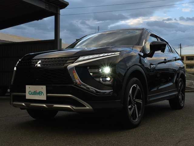 三菱 エクリプス クロス ＰＨＥＶ G 福岡県 2022(令4)年 6.2万km アメジストブラック e-Assist/MI-PILOT/クルーズコントロール/BSM/ヘッドアップディスプレイ/ドライブモードセレクト/EVスイッチ/ブレーキオートホールド/電動パーキングブレーキ/社外ナビ(AVN-LS02W)/フルセグTV/バックカメラ/社外ドライブレコーダー(CSD-570FH)/ステアリングヒーター/パドルシフト/ステアリングスイッチ/ハーフレザーシート/前席シートヒーター/運転席パワーシート/ETC/純正18インチアルミホイール/LEDヘッドライト/フォグランプ/ドアバイザー/フロアマット/プッシュスタート/スマートキー