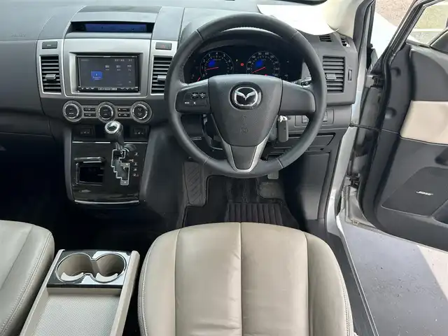 マツダ ＭＰＶ 23S Lパッケージ 広島県 2014(平26)年 6.5万km アルミニウムメタリック 禁煙/純正ナビ/CD/DVD/DTV/Bluetooth/バックカメラ/アルパインフリップダウンモニター/両側パワースライドドア/パワーバックドア/レザーシート/シートヒーター/パワーシート/純正アルミホイール/HIDオートライト/スマートキー/スペアキー/純正フロアマット/純正ドアバイザー