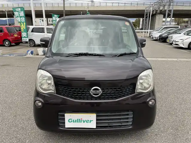 日産 モコ X FOUR 石川県 2012(平24)年 8.2万km 茶 4WD/純正ディスプレイオーディオ/バックカメラ/シートヒーター/インテリキー/プッシュスタート/電動ミラー/ベンチシート/オートエアコン