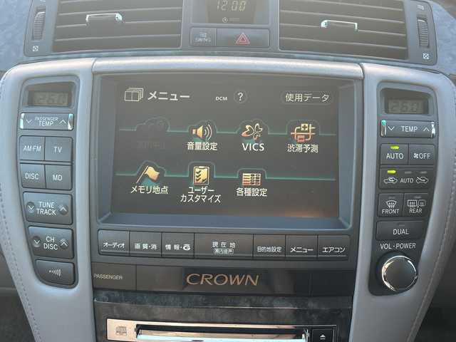 トヨタ クラウン ロイヤル ロイヤルサルーン G 千葉県 2007(平19)年 8.2万km ダークブルーマイカ 純正ＨＤＤナビ　オートクルーズコントロール　電動サンシェード　パワーシート　バックカメラ　純正ドライブレコーダー　スマートキー　純正マット　カーテンエアバッグ　ＥＴＣ　純正ＡＷ　ＬＥＤヘッドライト