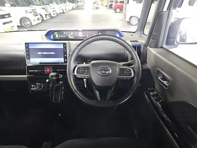 ダイハツ タント カスタム RS セレクション 島根県 2020(令2)年 7.9万km ブラックマイカメタリック/シャイニングホワイトパール ワンオーナー/純正9型ディスプレイオーディオ/フルセグTV/両側パワースライドドア/パノラマモニター/ビルトインETC/ドライブレコーダー/アダプティブクルーズコントロール/コーナーセンサー/スマートアシスト/・衝突被害軽減ブレーキ/・車線逸脱防止支援/・先行車発進お知らせ/・標識認識/・アダプティブドライビングビーム/IC付ターボ/LEDヘッドランプ/LEDフロントフォグランプ/革巻きステアリング/ハーフレザーシート/前席シートヒーター/純正15インチアルミホイール/スマートキー/プッシュエンジンスタート/禁煙車