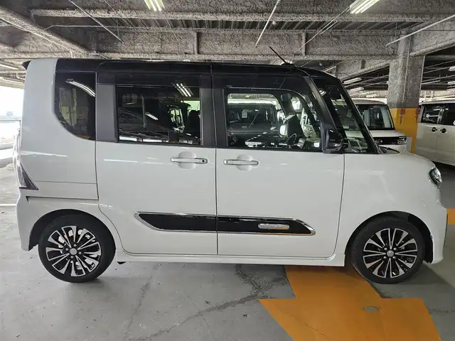 ダイハツ タント カスタム RS セレクション 島根県 2020(令2)年 7.9万km ブラックマイカメタリック/シャイニングホワイトパール ワンオーナー/純正9型ディスプレイオーディオ/フルセグTV/両側パワースライドドア/パノラマモニター/ビルトインETC/ドライブレコーダー/アダプティブクルーズコントロール/コーナーセンサー/スマートアシスト/・衝突被害軽減ブレーキ/・車線逸脱防止支援/・先行車発進お知らせ/・標識認識/・アダプティブドライビングビーム/IC付ターボ/LEDヘッドランプ/LEDフロントフォグランプ/革巻きステアリング/ハーフレザーシート/前席シートヒーター/純正15インチアルミホイール/スマートキー/プッシュエンジンスタート/禁煙車