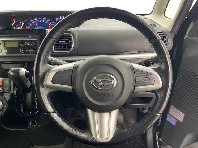 ダイハツ タント カスタム RS SA 群馬県 2014(平26)年 8.7万km ナイトシャドーパープルクリスタルM ４ＷＤ　純正オーディオ　オートライト　両側電動スライドドア　プッシュスタート　スマートキー　バニティミラー　革巻きハンドル　リアサンシェード　盗難防止装置　横滑り防止機能　衝突被害軽減ブレーキ　禁煙車